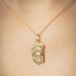 Anhänger 750/18 K Gelbgold, Jesus - 2730.2