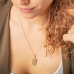 Anhänger 750/18 K Gelbgold, Jesus - 2730.2