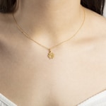 Pendentif or jaune 750/18 ct, Trèfle - 1156.05366/0005