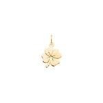 Anhänger 750/18 K Gelbgold, Kleeblatt