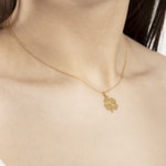 Anhänger 750/18 K Gelbgold Kleeblatt - 1156.06705/0005