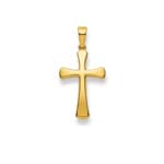 Anhänger 750/18 K Gelbgold, Kreuz