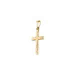 Pendant 750/18 K Yellow Gold Cross - 1158.02421/0002