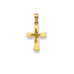 Anhänger 750/18 K Gelbgold, Kreuz