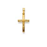 Anhänger 750/18 K Gelbgold, Kreuz