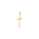 Pendentif or jaune 750/18 ct Croix 16x27mm - P62