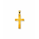 Anhänger 750/18 K Gelbgold, Kreuz