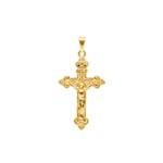 Pendant 750/18 K Yellow Gold Cross - AKR1041