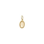 Pendant 750/18 K Yellow Gold Tree of Life with Beaded Border - 646791