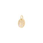 Pendetif or jaune 750/18 ct Arbre de vie avec nacre - 623601NC