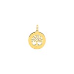 Pendentif or jaune 750/18 ct Arbre de vie Ø 15mm - 3.7444.00