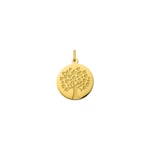 Pendentif or jaune 750/18 ct Arbre de vie Ø 18mm - AY1008