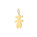 Pendant 750/18 K Yellow Gold Girl - P101.2