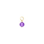 Pendant 750/18 K Yellow Gold with Amethyst - 679101AG
