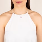 Pendentif or jaune 750/18 ct avec améthyste ovale - 637911A