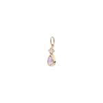 Anhänger 750/18 K Gelbgold mit Amethyst und Zirkonia - 189271A