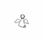 Anhänger 750/18 K Weissgold mit Diamant, Schutzengel