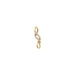Pendant 750/18 K Yellow Gold with Diamonds 0.06 ct