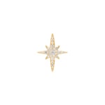 Pendentif or jaune 750/18 ct avec diamants 0.33 ct H/si, Étoile