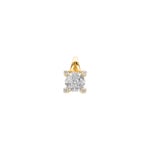 Pendant 750/18 K Yellow Gold with Diamonds 0.50 ct H/si
