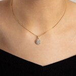 Anhänger 750/18 K Gelbgold mit Diamanten 0.75 ct H/si by CHRISTIAN - AN-69233-GG