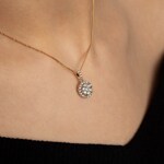 Anhänger 750/18 K Gelbgold mit Diamanten 0.75 ct H/si by CHRISTIAN - AN-69233-GG