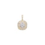Anhänger 750/18 K Gelbgold mit Diamanten 1.00 ct H/si by CHRISTIAN