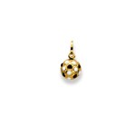 Pendentif or jaune 750/18 ct Football avec laque - 1156.08747/0001