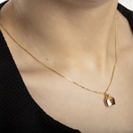 Anhänger 750/18 K Gelbgold Kuhglocke mit Lack - 1156.08752/0001