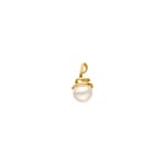Pendant 750/18 K Yellow Gold with Freshwater Pearl Ø 6.5mm - 18IJ07J