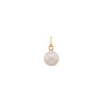 Pendentif or jaune 750/18 ct avec perle de culture d'eau douce Ø 8mm
