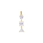 Anhänger 750/18 K Gelbgold mit Zirkonia - JP-60016