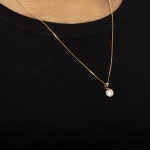 Anhänger 750/18 K Gelbgold mit Zirkonia - 1151.07310/0001