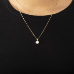 Anhänger 750/18 K Gelbgold mit Zirkonia - 1151.07310/0001