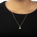 Anhänger 750/18 K Gelbgold mit Zirkonia - 1151.07551/0001