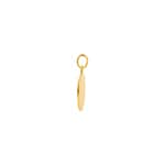 Pendant 750/18 K Yellow Gold Ø 15mm, Madonna with Child - 20319