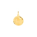 Anhänger 750/18 K Gelbgold Ø 16mm, Madonna