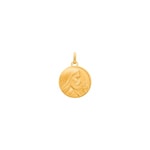 Anhänger 750/18 K Gelbgold Ø 18mm, Jesus