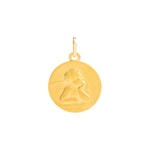 Anhänger 750/18 K Gelbgold Ø 18mm, Schutzengel