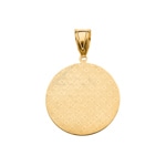 Pendentif or jaune 750/18 ct Ø 34mm, Jésus - AKH475GG