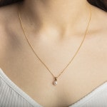 Pendentif or jaune 750/18 ct Ø 7.0mm, Perle de culture d'eau douce - 1151.07235/0001