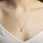 Pendant 750/18 K Yellow Gold Ø 8.0mm, Freshwater Pearl - 1151.07234/0001