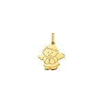 Pendentif or jaune 750/18 ct Ange gardien