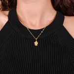 Anhänger 750/18 K Gelbgold Schutzengel - AME1024