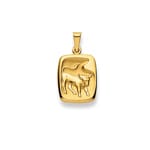 Anhänger 750/18 K Gelbgold, Sternzeichen Stier