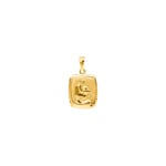 Anhänger 750/18 K Gelbgold, Sternzeichen Wassermann