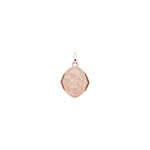 Pendentif or rosé 750/18 ct 14x14mm, Ange gardien