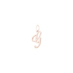 Pendentif or rosé 750/18 ct Lettre G - 2930GR