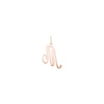 Anhänger 750/18 K Roségold, Buchstabe M