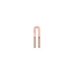 Pendentif or rosé 750/18 ct avec diamants 0.08 ct